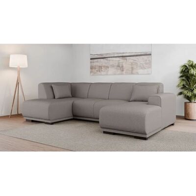 Home Affaire Bornholm U-Form Couch - taupe - Polyester Home Affaire Bornholm U-Form Couch - taupe - Polyester