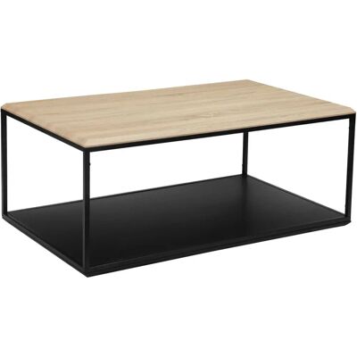 INOSIGN Nathan Couchtisch - Modern, Holzoptik MDF, Metallrahmen INOSIGN Nathan Couchtisch - Modern, Holzoptik MDF, Metallrahmen