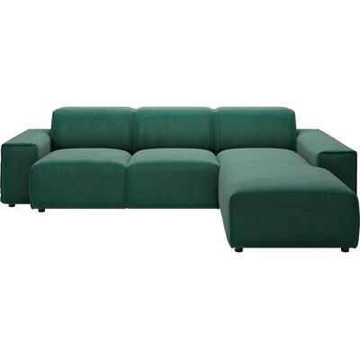 Andas Nordic Grün Couch - Nordisches Design, Reversibles Ottomane, Pflegeleicht Andas Nordic Grün Couch - Nordisches Design, Reversibles Ottomane, Pflegeleicht