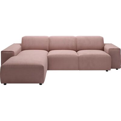 Andas Glimminge L-Form Sofa - Feincord, Rosa Andas Glimminge L-Form Sofa - Feincord, Rosa