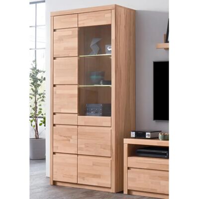 HOME AFFAIRE Silkeborg Buchen Vitrine - Schrank HOME AFFAIRE Silkeborg Buchen Vitrine - Schrank