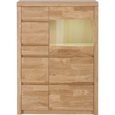 Home AFFAIRE Silkeborg Vitrine - Schrank, Braun & Holz Home AFFAIRE Silkeborg Vitrine - Schrank, Braun & Holz
