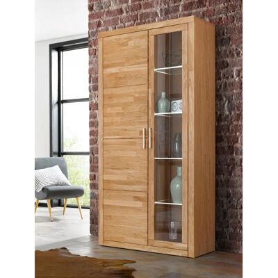 HOME AFFAIRE Eiche teilmassiv Vitrine - 190 cm HOME AFFAIRE Eiche teilmassiv Vitrine - 190 cm