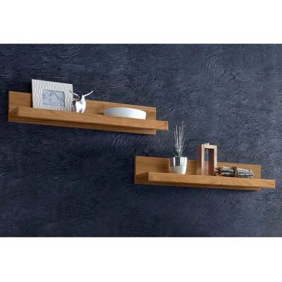 Home Affaire Logo Wandregal - 2er-Set, Braun, 90x16x17cm - Wandregal Home Affaire Logo Wandregal - 2er-Set, Braun, 90x16x17cm - Wandregal