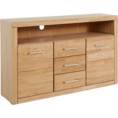 HOME AFFAIRE Ribe Sideboard - Holz Eiche Braun - 130x80x35cm HOME AFFAIRE Ribe Sideboard - Holz Eiche Braun - 130x80x35cm