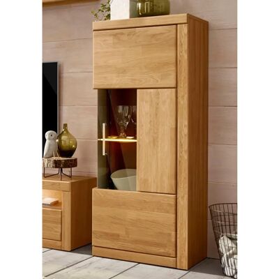 HOME AFFAIRE Eiche teilmassiv - Vitrine - FSC-zertifiziertes Holz HOME AFFAIRE Eiche teilmassiv - Vitrine - FSC-zertifiziertes Holz