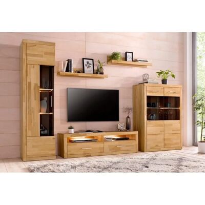 HOME AFFAIRE Ribe Wohnwand - Teilmassivholz HOME AFFAIRE Ribe Wohnwand - Teilmassivholz