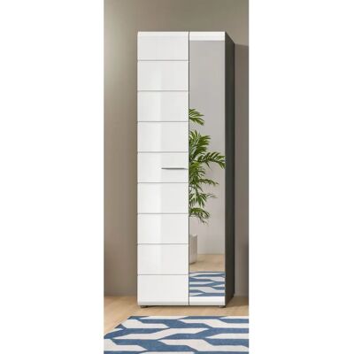 INOSIGN Rumba Kleiderschrank - Hochglanz Spiegeltür - 4 Einlegeböden INOSIGN Rumba Kleiderschrank - Hochglanz Spiegeltür - 4 Einlegeböden