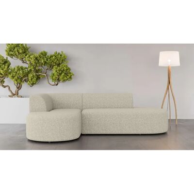 Andas Tvinne Beige Ecksofa - L-Form 260cm x 73cm x 170cm Andas Tvinne Beige Ecksofa - L-Form 260cm x 73cm x 170cm