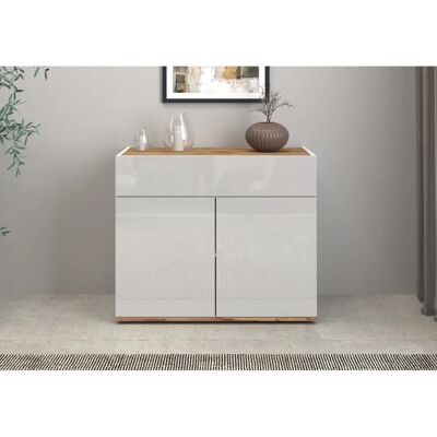 INOSIGN - Garda - weiße Eiche wotan - 2 Türen - Sideboard INOSIGN - Garda - weiße Eiche wotan - 2 Türen - Sideboard