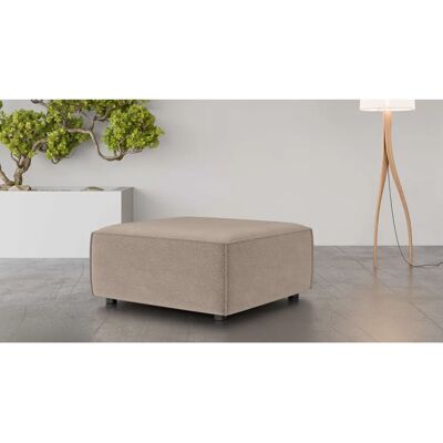 INOSIGN Cavan Hocker - Chenille, Grau, 90x90x42 cm INOSIGN Cavan Hocker - Chenille, Grau, 90x90x42 cm