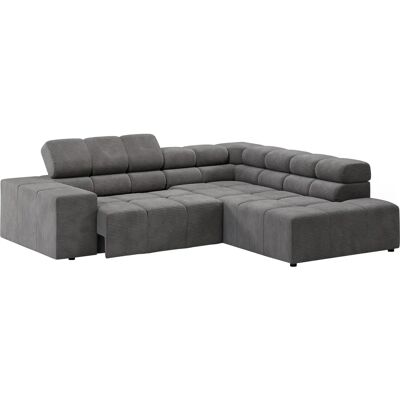 INOSIGN Ancona L-Form Sofa - Verstellbarer Kopfteil, 3 Kissen INOSIGN Ancona L-Form Sofa - Verstellbarer Kopfteil, 3 Kissen
