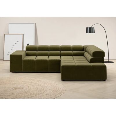 INOSIGN Ancona Samtsofa - Recamiere, 3 Kissen - Sofas INOSIGN Ancona Samtsofa - Recamiere, 3 Kissen - Sofas
