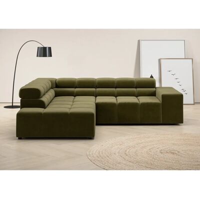 INOSIGN Ancona L-Formiges Samtsofa - Sofa INOSIGN Ancona L-Formiges Samtsofa - Sofa