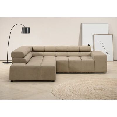INOSIGN Ancona L-Form Sofa - 3 Kissen, Feincord INOSIGN Ancona L-Form Sofa - 3 Kissen, Feincord