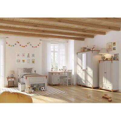 Home Affaire Tessin Wäscheschrank - 2-türig, Massivholz, 90x38x140 cm Home Affaire Tessin Wäscheschrank - 2-türig, Massivholz, 90x38x140 cm