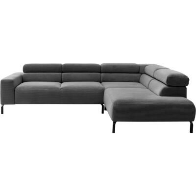 Sofa Antonelli L-Form, Places of Style - Kopfteilverstellung - 276cm Sofa Antonelli L-Form, Places of Style - Kopfteilverstellung - 276cm