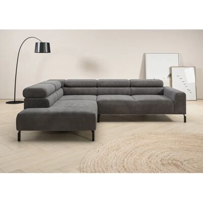Places of Style Antonelli L-Form, dunkelgrau - Sofas Places of Style Antonelli L-Form, dunkelgrau - Sofas