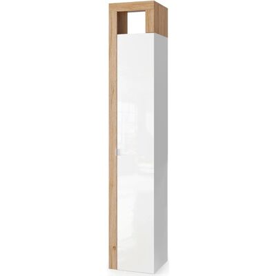 Welltime Hamburg Badschrank - Braun - 195cm Hoch Welltime Hamburg Badschrank - Braun - 195cm Hoch
