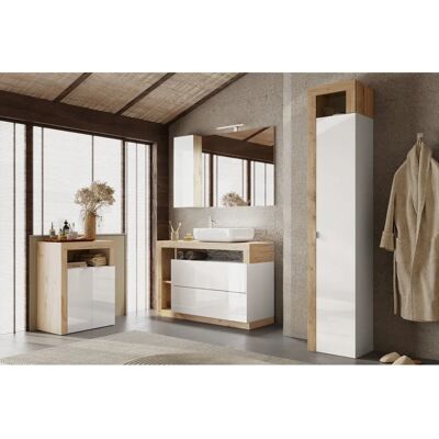 WELLTIME Hamburg Badezimmerunterschrank - 2 Türen, 78cm Hoch, 64cm Breit WELLTIME Hamburg Badezimmerunterschrank - 2 Türen, 78cm Hoch, 64cm Breit