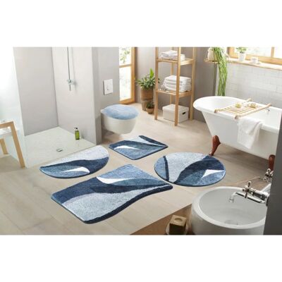 MY HOME Magnus Badematte - Rechteckig, 70x110cm, Blau MY HOME Magnus Badematte - Rechteckig, 70x110cm, Blau