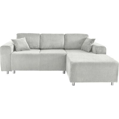 Guido Maria Kretschmer Györ Beige Sofa - L-Form, Polyester Guido Maria Kretschmer Györ Beige Sofa - L-Form, Polyester