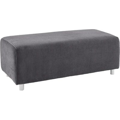Guido Maria Kretschmer Györ Hocker - Grau, 122x48x68cm Guido Maria Kretschmer Györ Hocker - Grau, 122x48x68cm