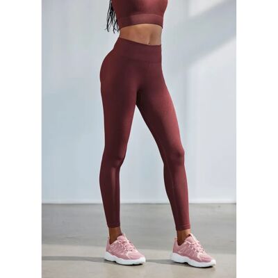 LASCANA Nahtlose Leggings Hohe Taille Dunkelrot Sportbekleidung LASCANA Nahtlose Leggings Hohe Taille Dunkelrot Sportbekleidung