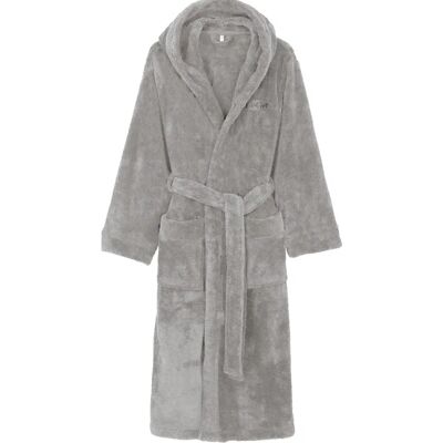 LEGER HOME BY LENA GERCKE Lovina Mikrofaser Unisex-Bademantel - Lang, Grau LEGER HOME BY LENA GERCKE Lovina Mikrofaser Unisex-Bademantel - Lang, Grau