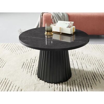 Guido Maria Kretschmer Home & Living Runder schwarzer Couchtisch - Tische Guido Maria Kretschmer Home & Living Runder schwarzer Couchtisch - Tische