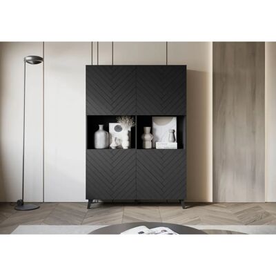 INOSIGN PHUKET Highboard - Modern, grifflose, 120x168x39cm INOSIGN PHUKET Highboard - Modern, grifflose, 120x168x39cm