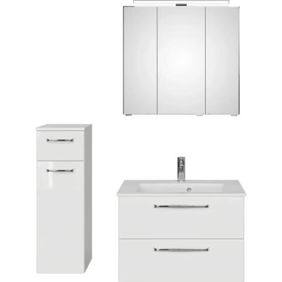 SAPHIR - Trentino - Weiß Hochglanz - Badezimmer-Möbel-Set SAPHIR - Trentino - Weiß Hochglanz - Badezimmer-Möbel-Set