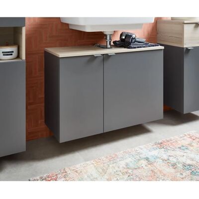 SAPHIR Quickset 394 - Badezimmer Unterschrank - Grau SAPHIR Quickset 394 - Badezimmer Unterschrank - Grau