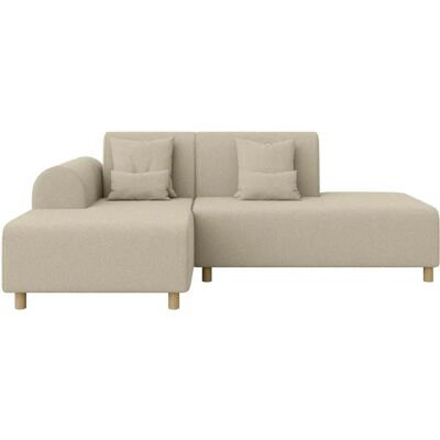 INOSIGN Suyala Taupe Ecksofa mit Hocker INOSIGN Suyala Taupe Ecksofa mit Hocker