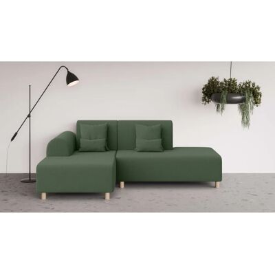 INOSIGN Suyala Grünes L-Form-Sofa - Ecksofa INOSIGN Suyala Grünes L-Form-Sofa - Ecksofa