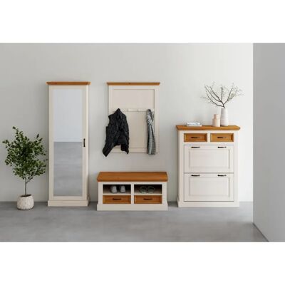 HOME AFFAIRE Selma Weiß Beizte Sideboard - Sideboard HOME AFFAIRE Selma Weiß Beizte Sideboard - Sideboard