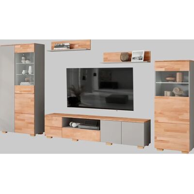 HOME AFFAIRE Moderne Wohnwand - 345x185x35cm HOME AFFAIRE Moderne Wohnwand - 345x185x35cm