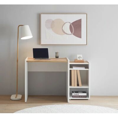 INOSIGN CiTY/GiRON Schreibtisch - Modern, Holzoptik, Weiß, 75x60cm INOSIGN CiTY/GiRON Schreibtisch - Modern, Holzoptik, Weiß, 75x60cm