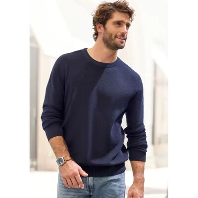 John Devin XXL Navy Casual Pullover - Pullover John Devin XXL Navy Casual Pullover - Pullover