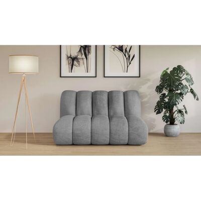 LEGER HOME BY LENA GERCKE Priya - Modernes Grau Chenille 2-Sitzer Sofa LEGER HOME BY LENA GERCKE Priya - Modernes Grau Chenille 2-Sitzer Sofa