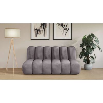 LEGER HOME BY LENA GERCKE Priya Sofa - 2,5-Sitzer, Dunkelgrau, Samtoptik LEGER HOME BY LENA GERCKE Priya Sofa - 2,5-Sitzer, Dunkelgrau, Samtoptik