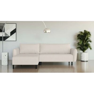 INOSIGN Glandine - Beiges L-Form Sofa mit linker Recamiere INOSIGN Glandine - Beiges L-Form Sofa mit linker Recamiere