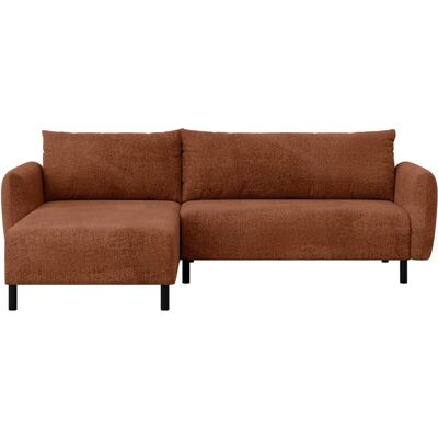INOSIGN Glandine Orange Chenille Ecksofa - L-Form INOSIGN Glandine Orange Chenille Ecksofa - L-Form