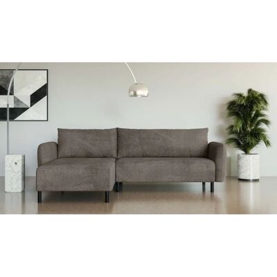 INOSIGN Glandine Braun L-Form Sofa - Sofas INOSIGN Glandine Braun L-Form Sofa - Sofas