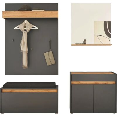 INOSIGN GIRON/ CiTY Wotan Eiche Modern Garderoben-Set INOSIGN GIRON/ CiTY Wotan Eiche Modern Garderoben-Set