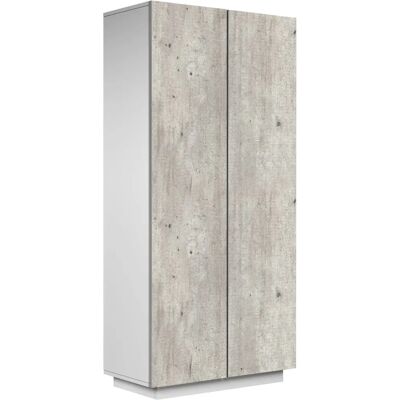INOSIGN Coro Aktenschrank - Weiß/Beton, 2 Türen INOSIGN Coro Aktenschrank - Weiß/Beton, 2 Türen