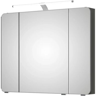 SAPHIR 4005 Badezimmer-Spiegelschrank - LED-Beleuchtung, 3 Türen, 6 Böden SAPHIR 4005 Badezimmer-Spiegelschrank - LED-Beleuchtung, 3 Türen, 6 Böden
