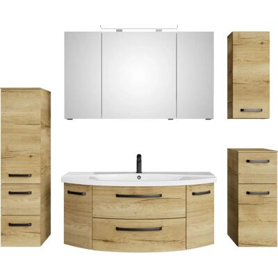 SAPHIR Serie 4010 Badezimmermöbel-Set - 5-teilig, Braun SAPHIR Serie 4010 Badezimmermöbel-Set - 5-teilig, Braun