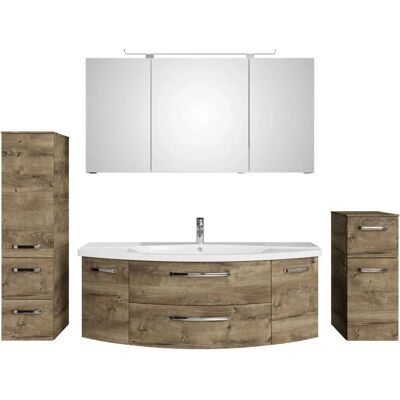 SAPHIR Serie 4010 4-teilig Keramik-Waschtisch Badmöbel-Set SAPHIR Serie 4010 4-teilig Keramik-Waschtisch Badmöbel-Set
