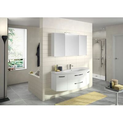 SAPHIR Modell 4010 Badezimmer-Spiegelschrank mit LED-Leuchte - Badmöbel SAPHIR Modell 4010 Badezimmer-Spiegelschrank mit LED-Leuchte - Badmöbel